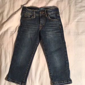 Toddler jeans with adjustable waist